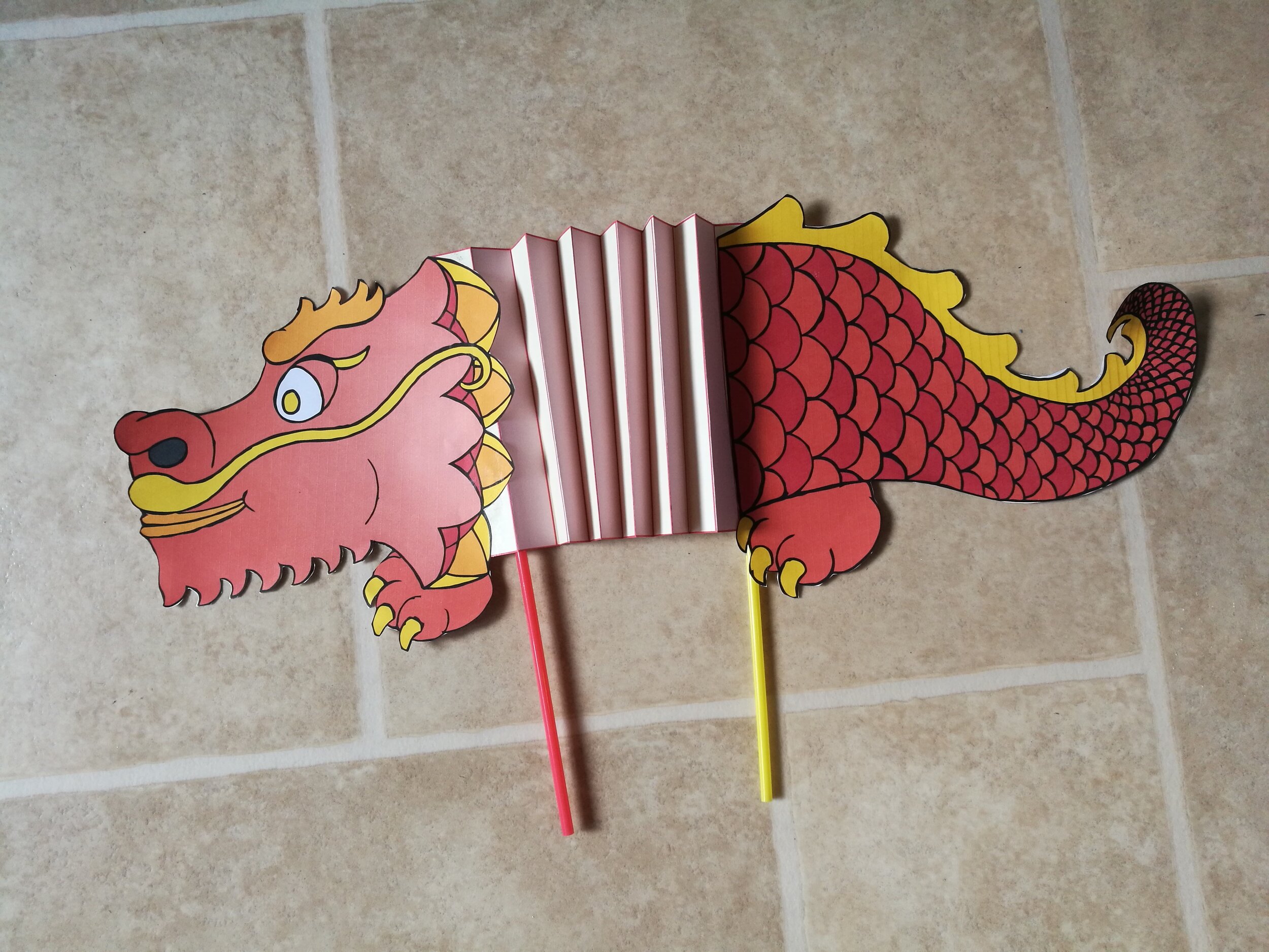 Detail Chinese Dragon Template Printable Nomer 14