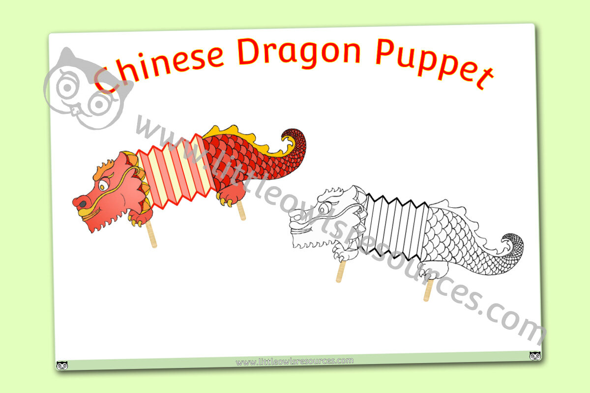 Detail Chinese Dragon Template Printable Nomer 25