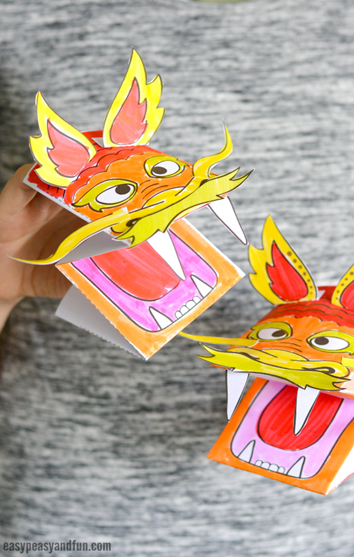 Detail Chinese Dragon Template Printable Nomer 28