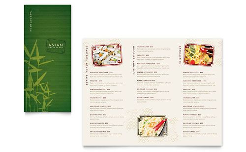 Detail Chinese Menu Template Microsoft Word Nomer 12