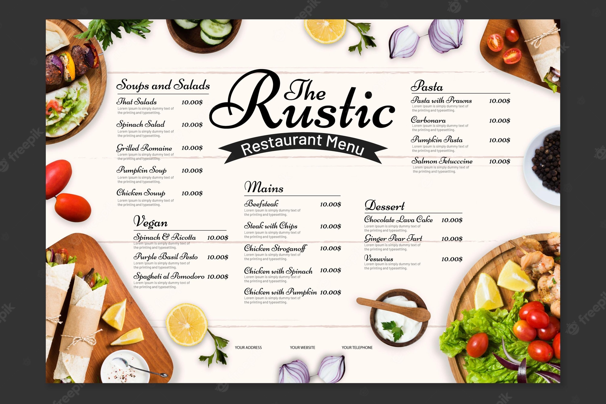 Detail Chinese Menu Template Microsoft Word Nomer 50