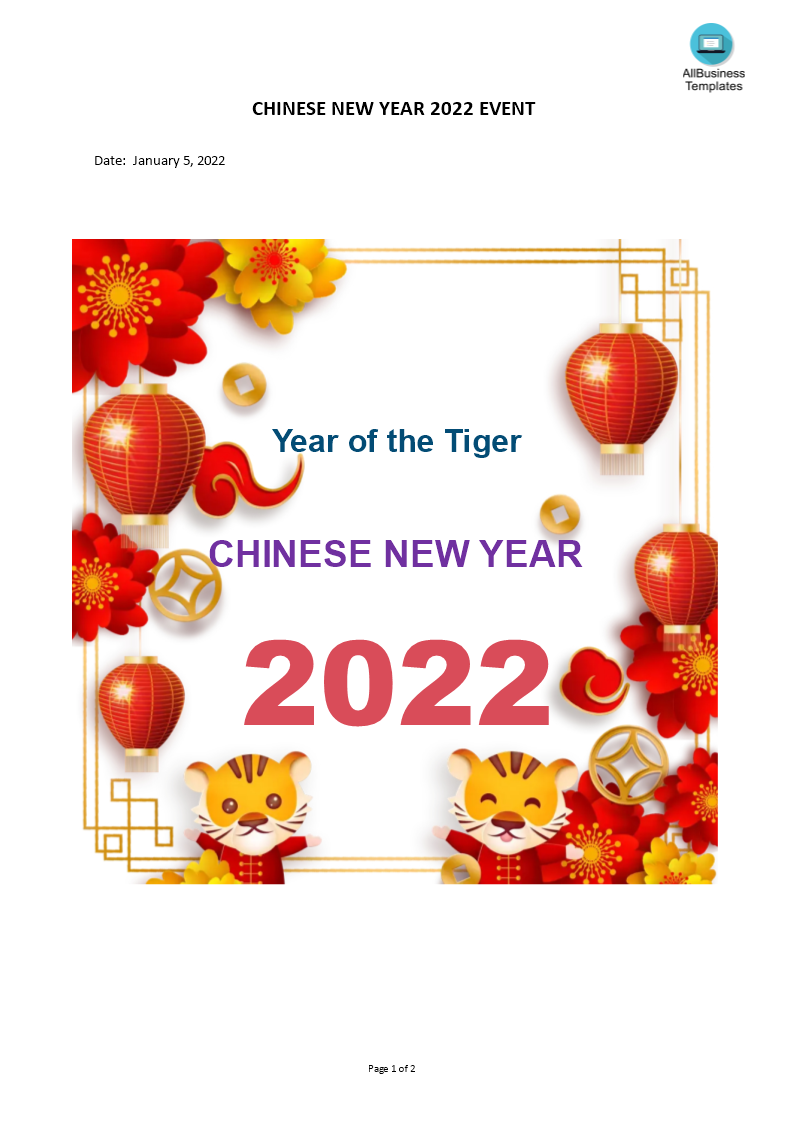 Detail Chinese New Year Template Nomer 38