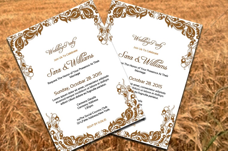 Detail Chinese Wedding Invitation Template Word Nomer 30