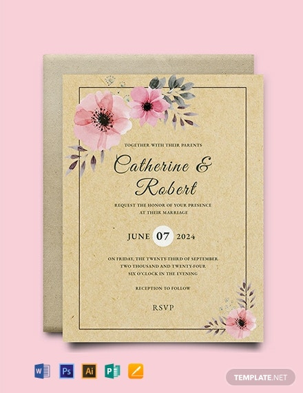 Detail Chinese Wedding Invitation Template Word Nomer 33