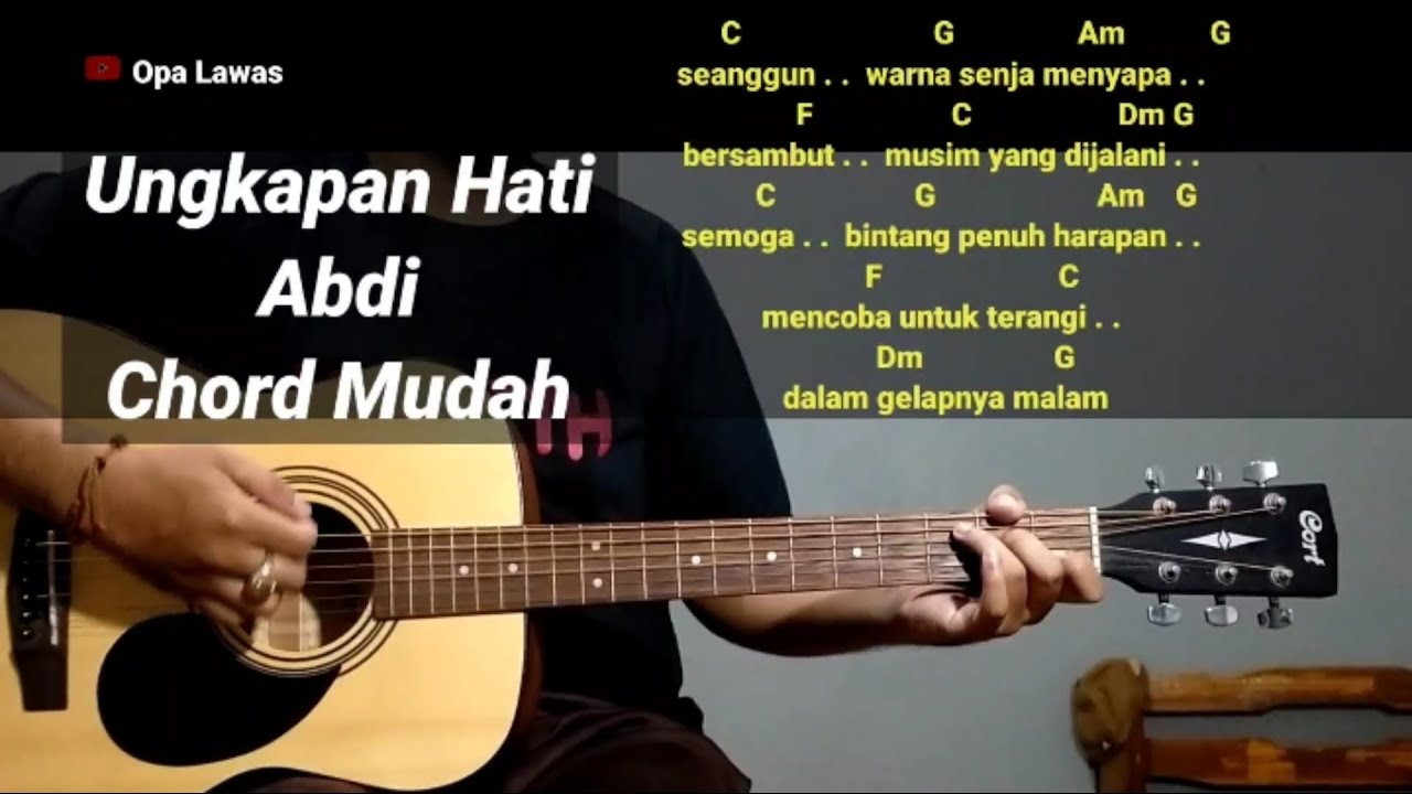 Detail Chord Gitar Ungkapan Hati Nomer 3