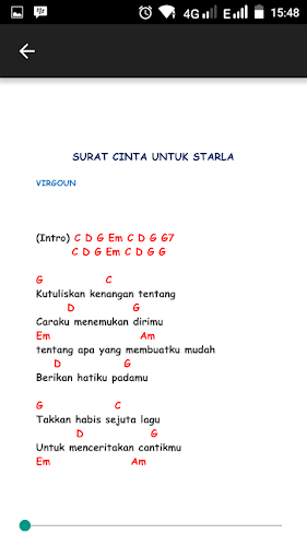 Detail Chord Surat Cinta Untuk Starla D Nomer 13