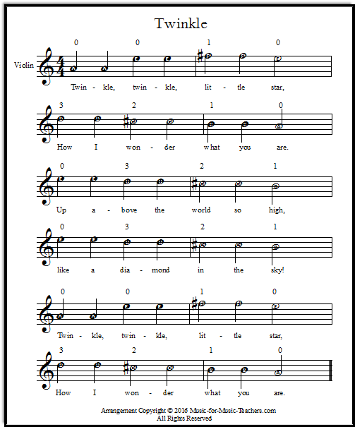 Detail Chord Twinkle Little Star Nomer 32