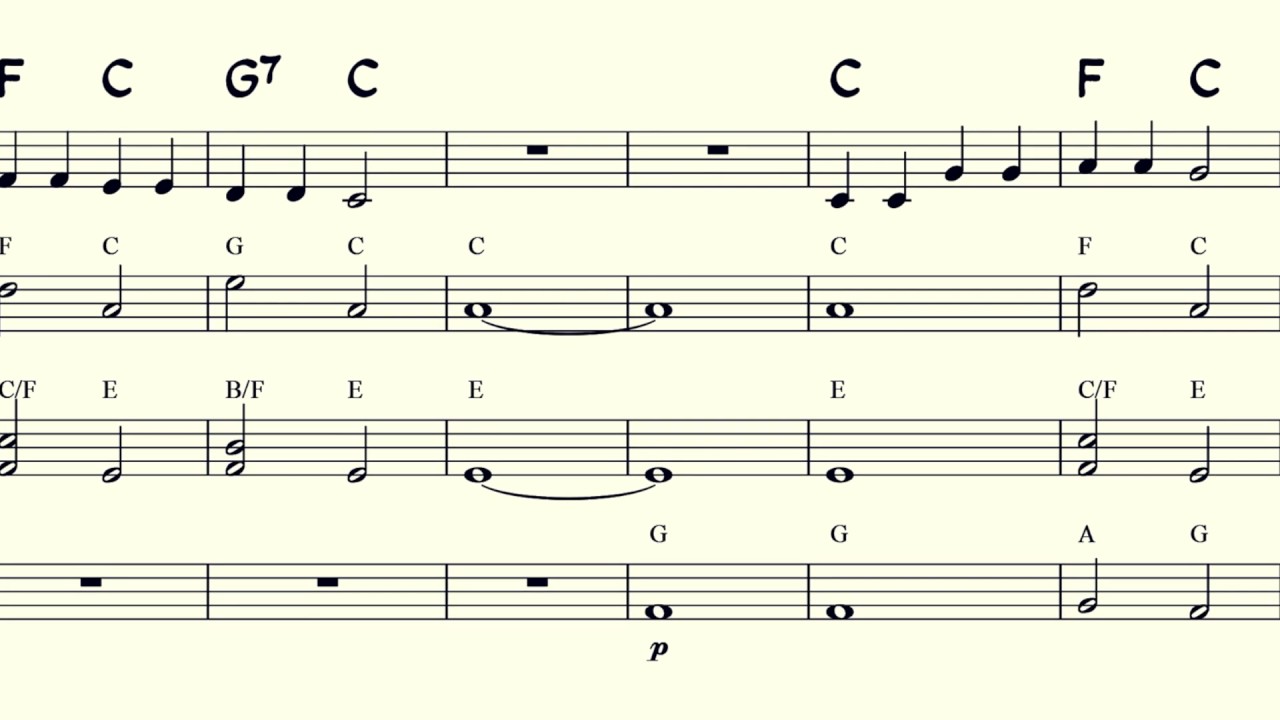 Detail Chord Twinkle Little Star Nomer 39