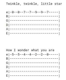 Detail Chord Twinkle Little Star Nomer 41