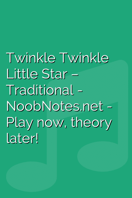 Detail Chord Twinkle Little Star Nomer 46