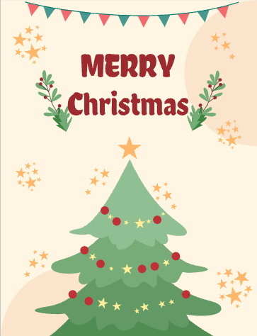 Detail Christmas Card Template Nomer 11