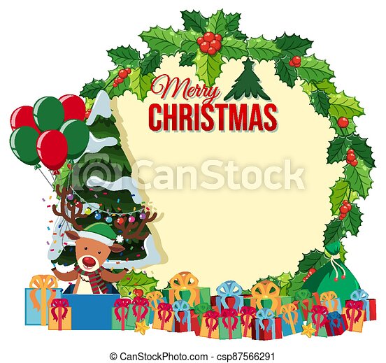 Detail Christmas Card Template Nomer 30