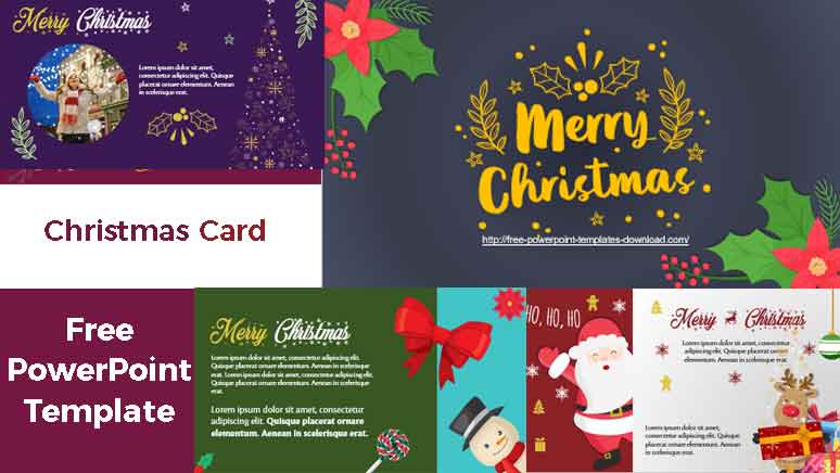 Detail Christmas Card Template Nomer 35