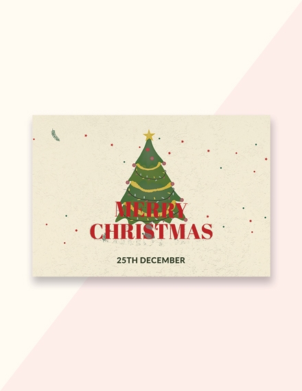 Detail Christmas Card Template Nomer 51