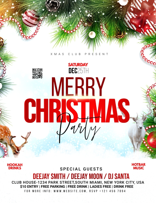 Detail Christmas Flyer Template Free Word Nomer 13