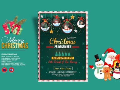 Detail Christmas Flyer Template Free Word Nomer 32