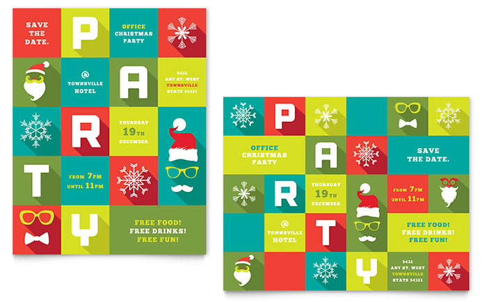 Detail Christmas Flyer Template Free Word Nomer 43