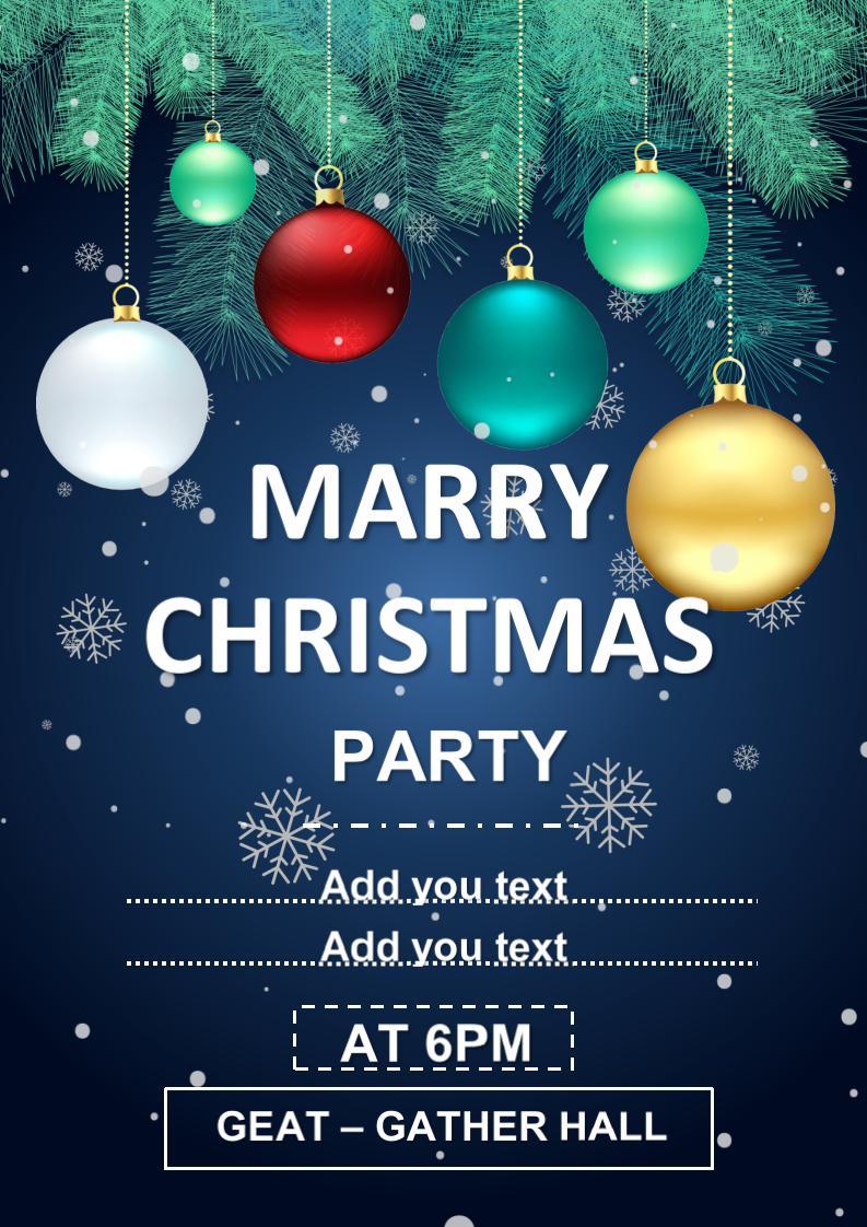 Detail Christmas Flyer Template Free Word Nomer 47