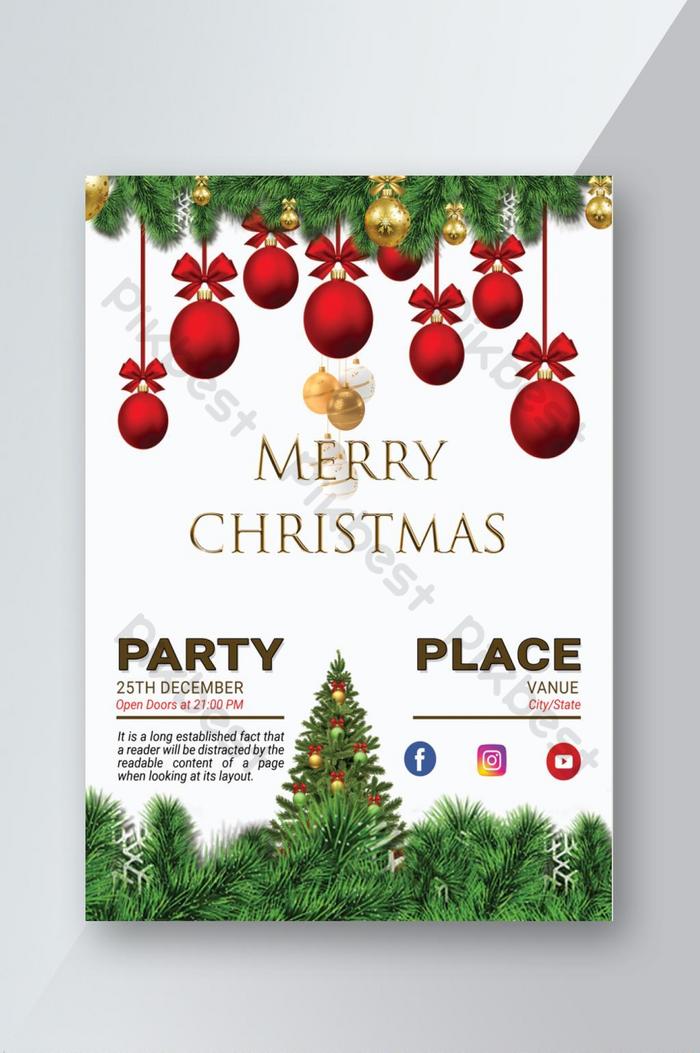 Detail Christmas Flyer Template Free Word Nomer 6