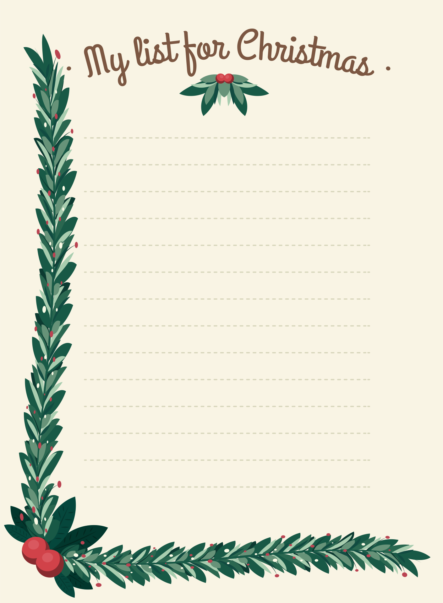 Detail Christmas Note Paper Template Nomer 13