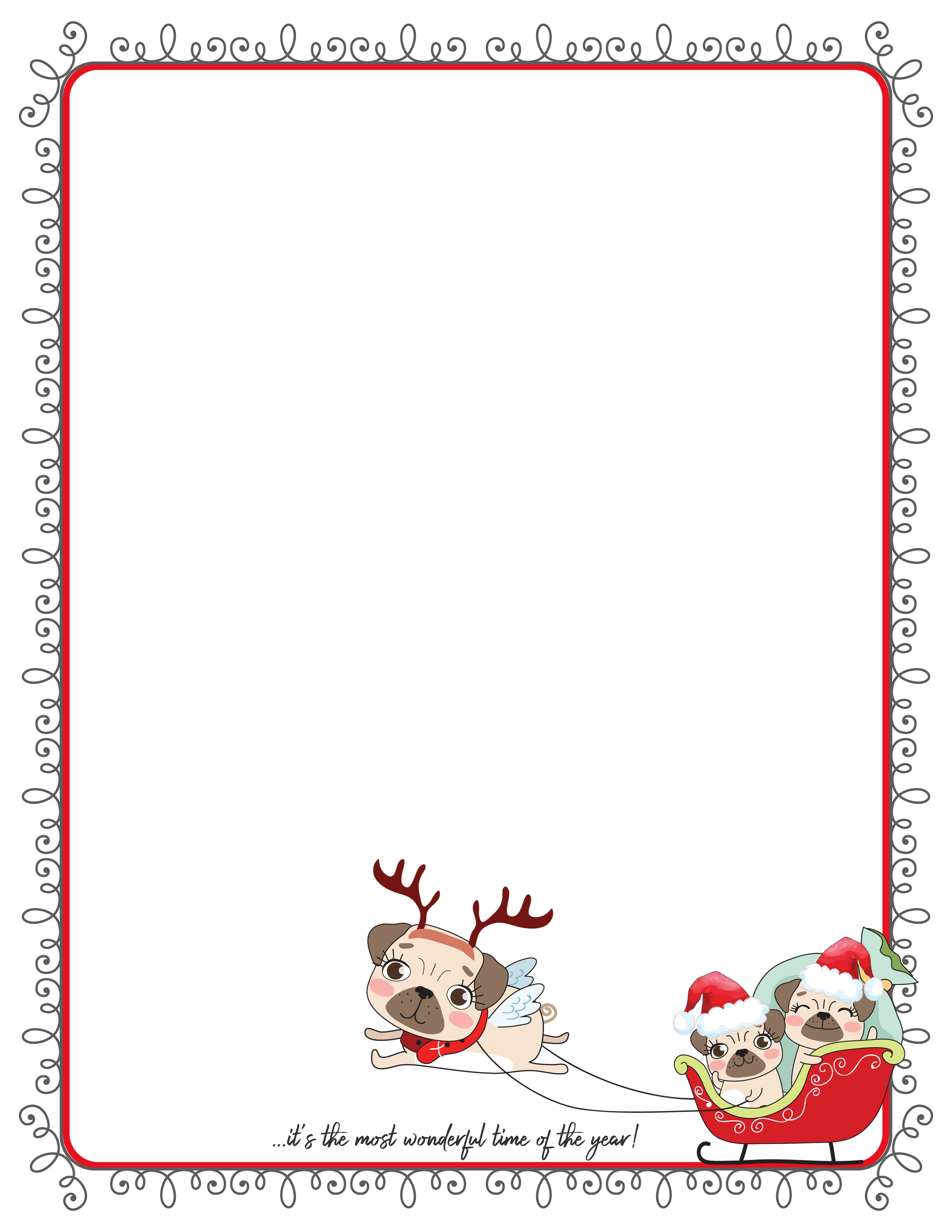 Detail Christmas Note Paper Template Nomer 26