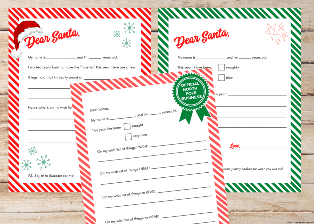 Detail Christmas Note Paper Template Nomer 34