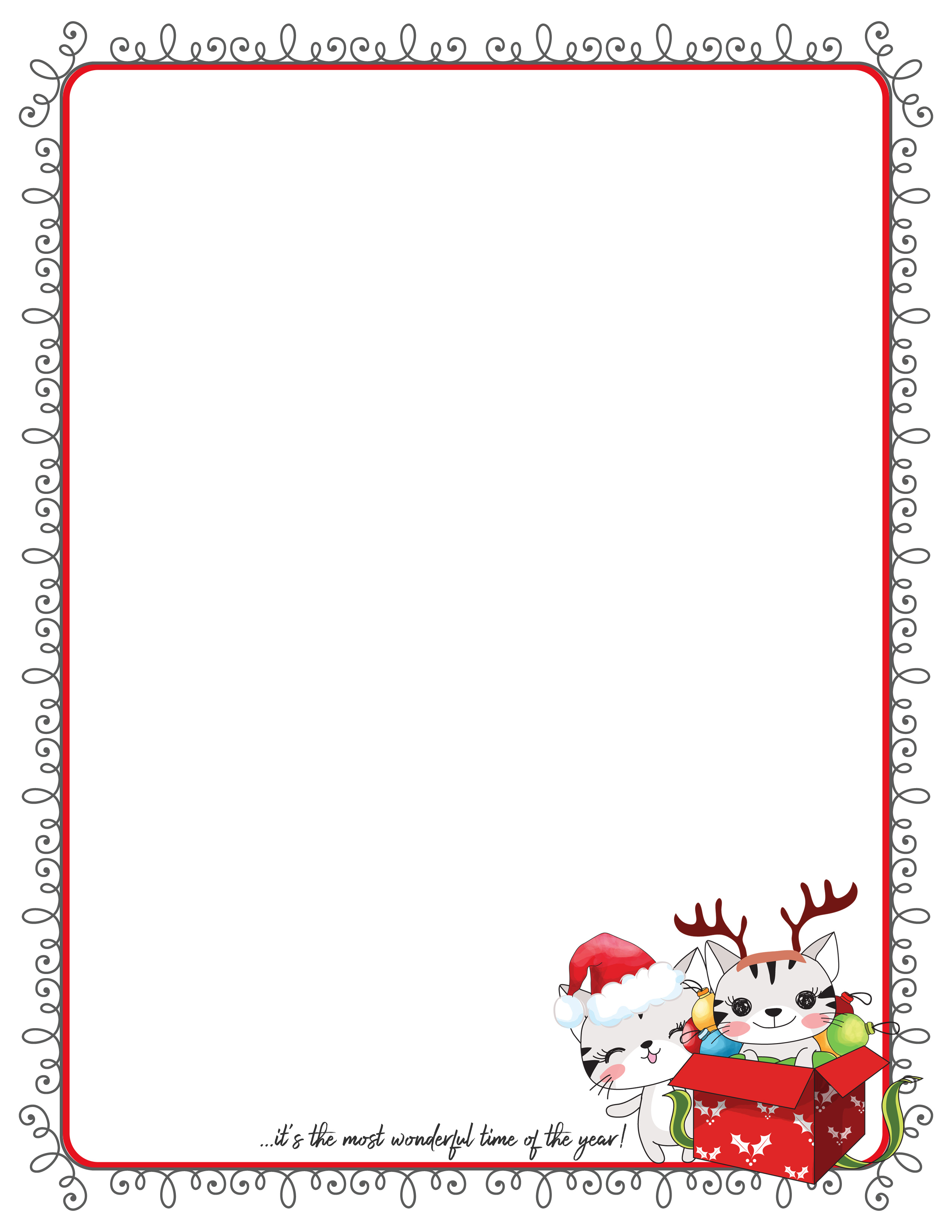 Detail Christmas Note Paper Template Nomer 5