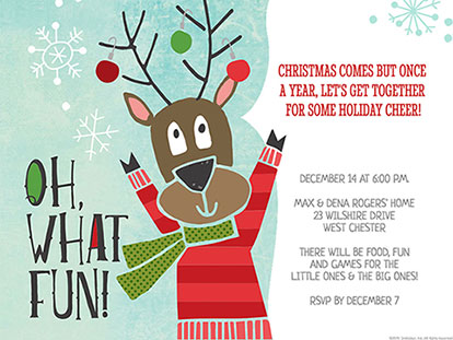 Detail Christmas Party Invitation Template Nomer 51