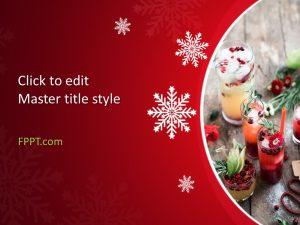 Detail Christmas Powerpoint Template Nomer 9