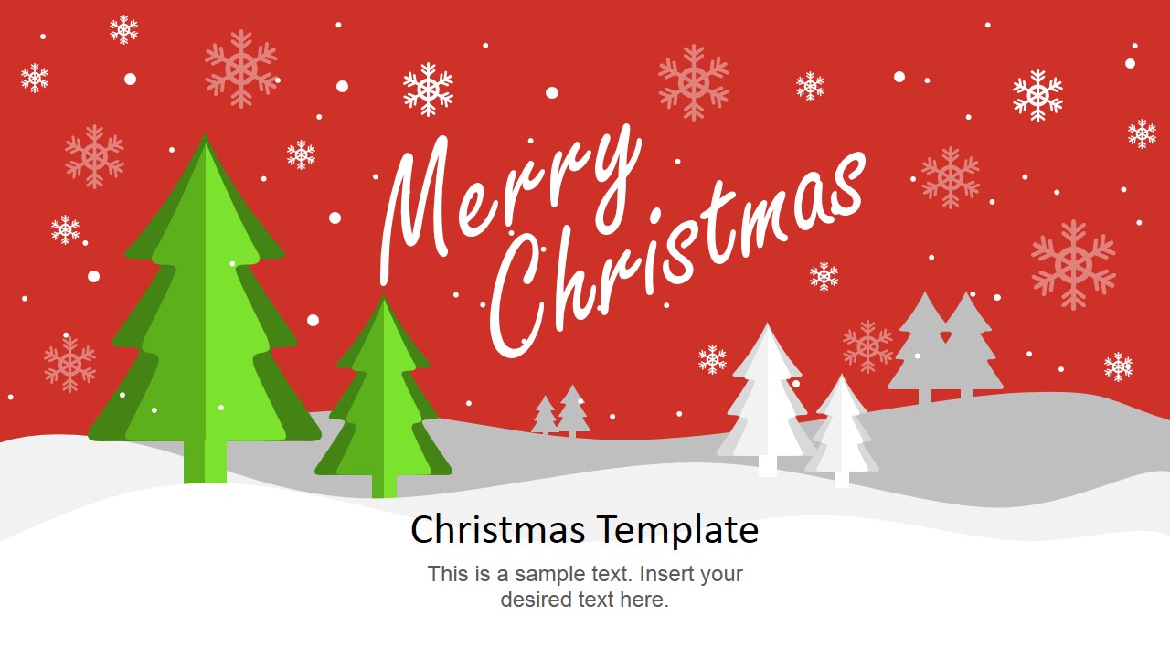 Detail Christmas Powerpoint Template Nomer 13