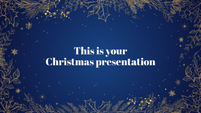 Detail Christmas Powerpoint Template Nomer 4