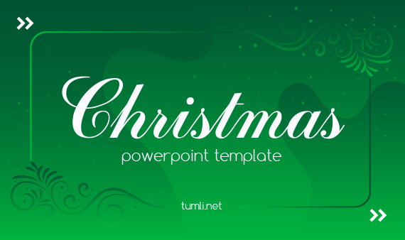 Detail Christmas Powerpoint Template Nomer 42