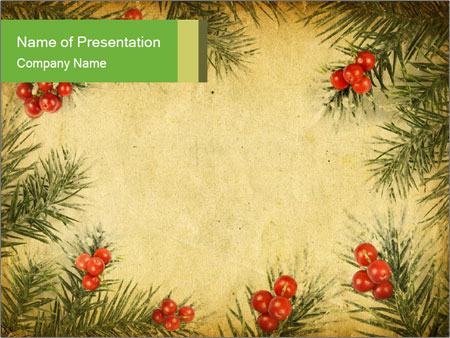 Detail Christmas Ppt Template Nomer 26