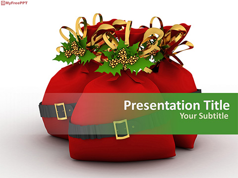 Detail Christmas Ppt Template Nomer 37