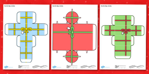 Detail Christmas Present Template Nomer 16