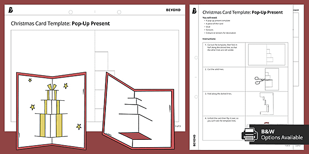 Detail Christmas Present Template Nomer 41