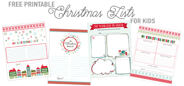 Detail Christmas Wish List Template Nomer 26