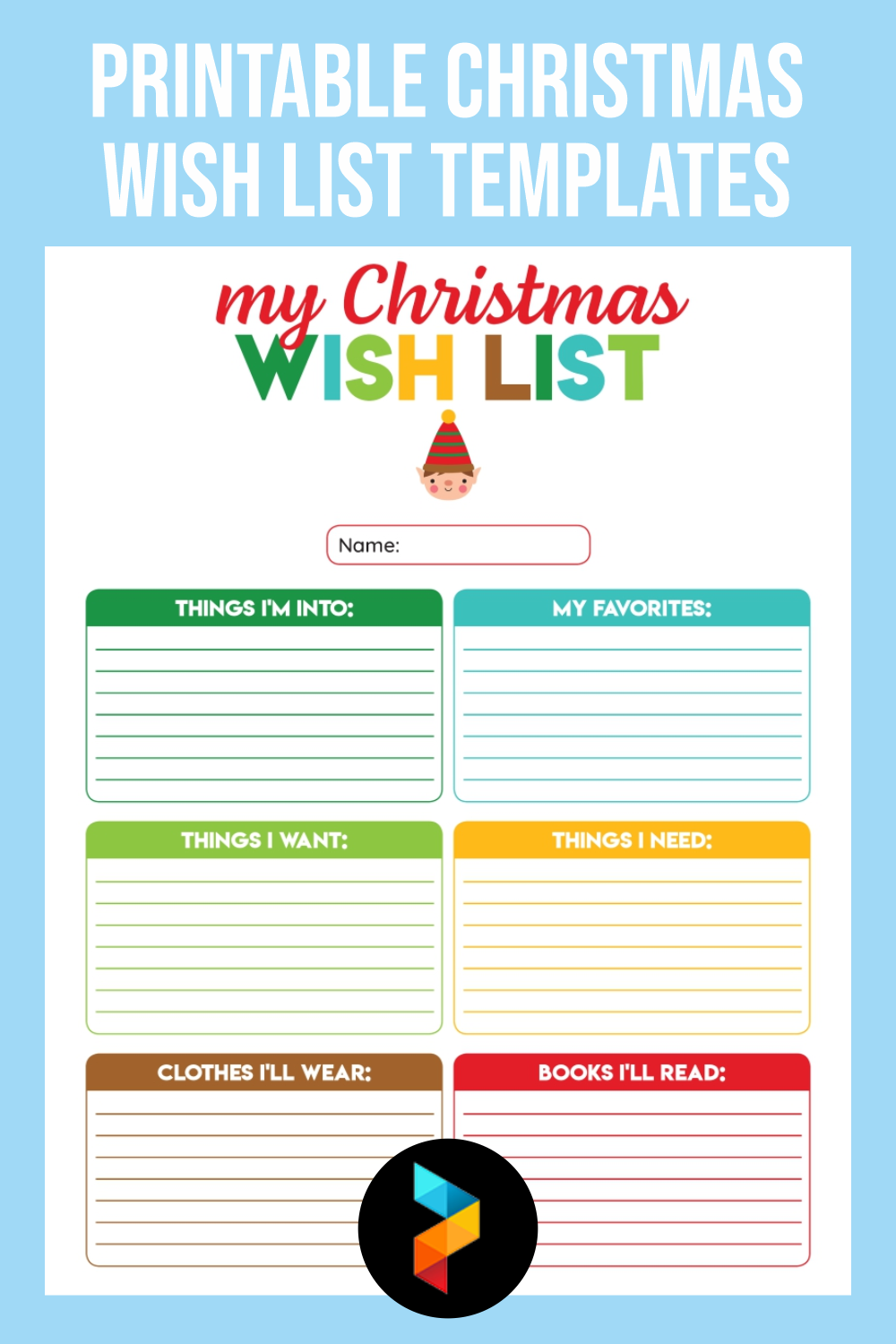 Detail Christmas Wish List Template Nomer 39