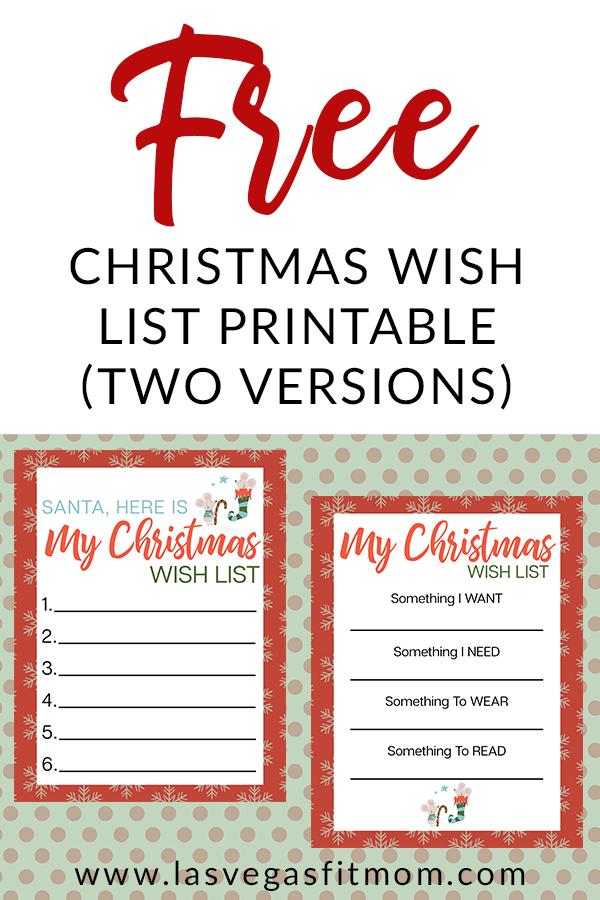 Detail Christmas Wish List Template Nomer 41