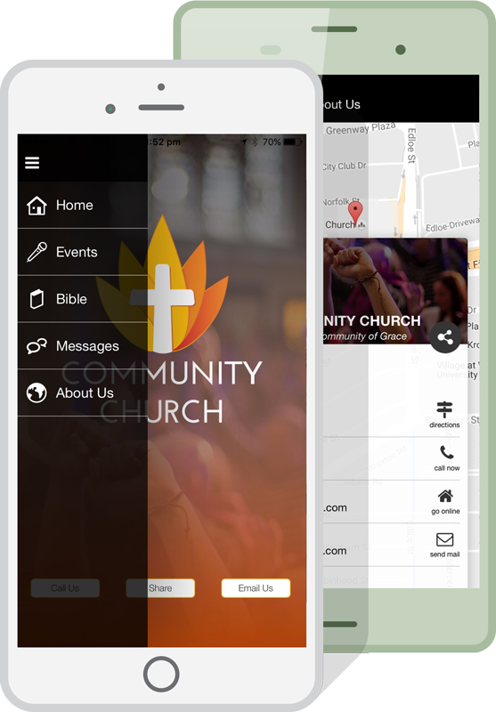 Detail Church App Template Nomer 2