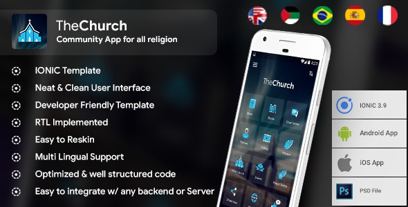 Detail Church App Template Nomer 22