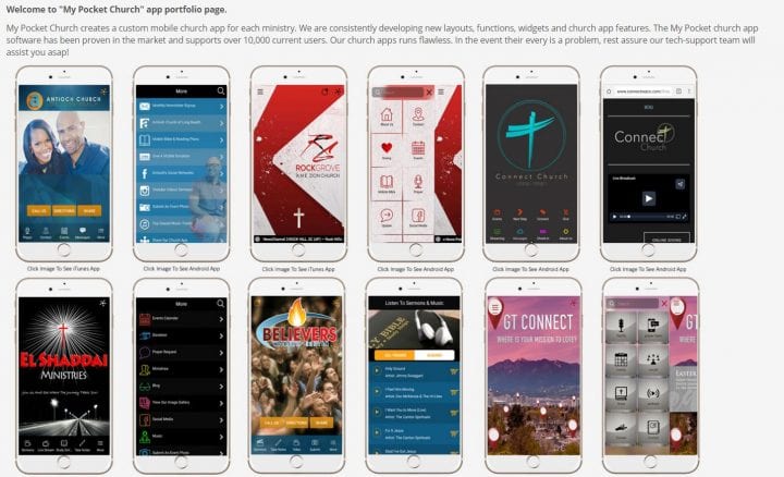 Detail Church App Template Nomer 5