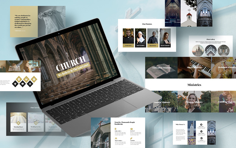 Detail Church Presentation Template Nomer 28