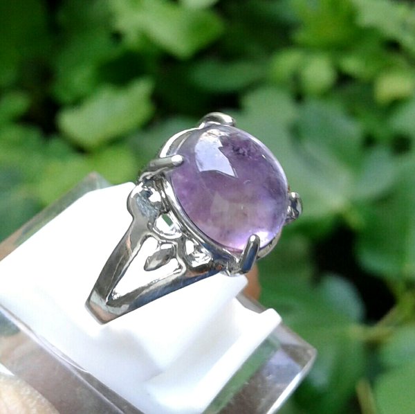 Detail Cincin Batu Kecubung Ungu Untuk Wanita Nomer 12