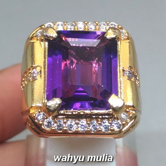 Detail Cincin Batu Kecubung Ungu Untuk Wanita Nomer 54