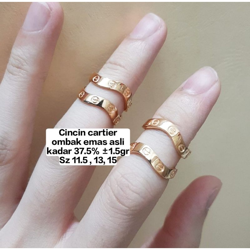 Detail Cincin Emas Cartier Nomer 46