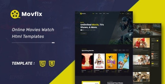 Detail Cinema Html Template Nomer 19