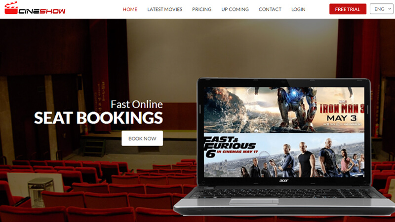 Detail Cinema Html Template Nomer 22