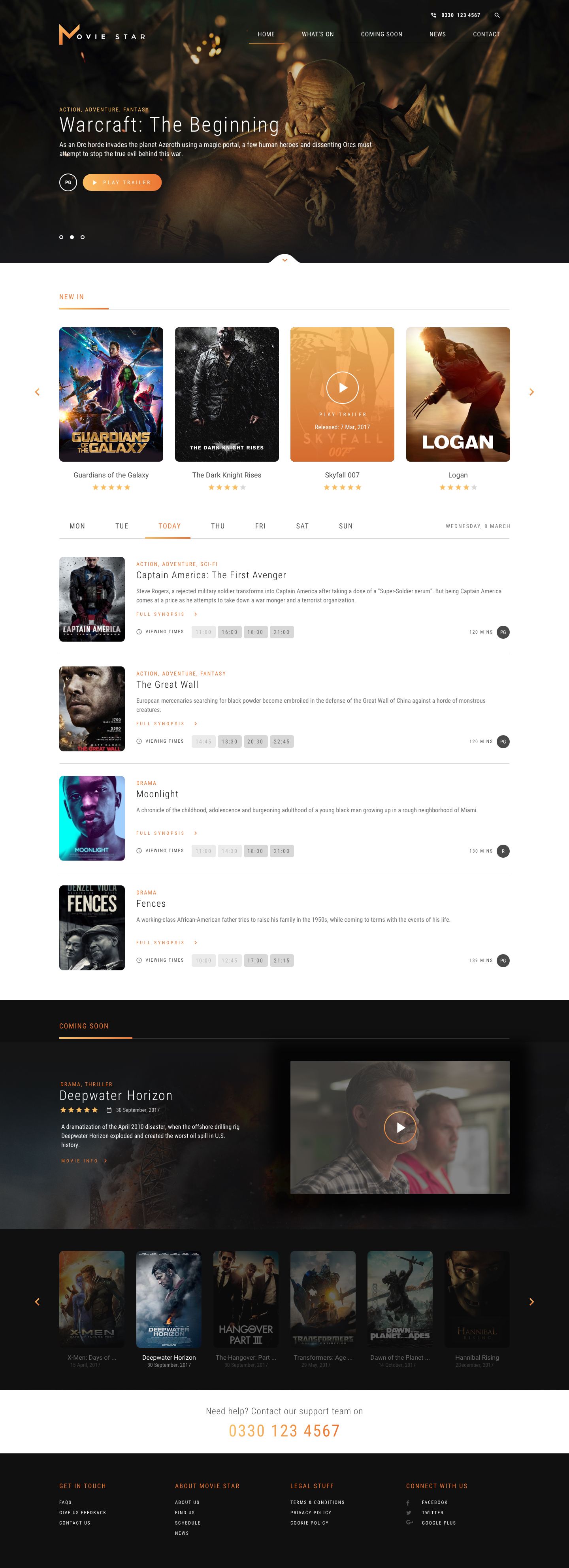 Detail Cinema Html Template Nomer 53