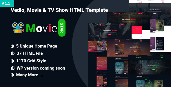 Detail Cinema Html Template Nomer 7